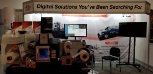 Graphics Canada Booth Showcasing Digital Printing and Cutting Solutions