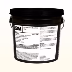 3M™️ Screen Print UV Gloss Clear 9740I, 1 Gallon Container