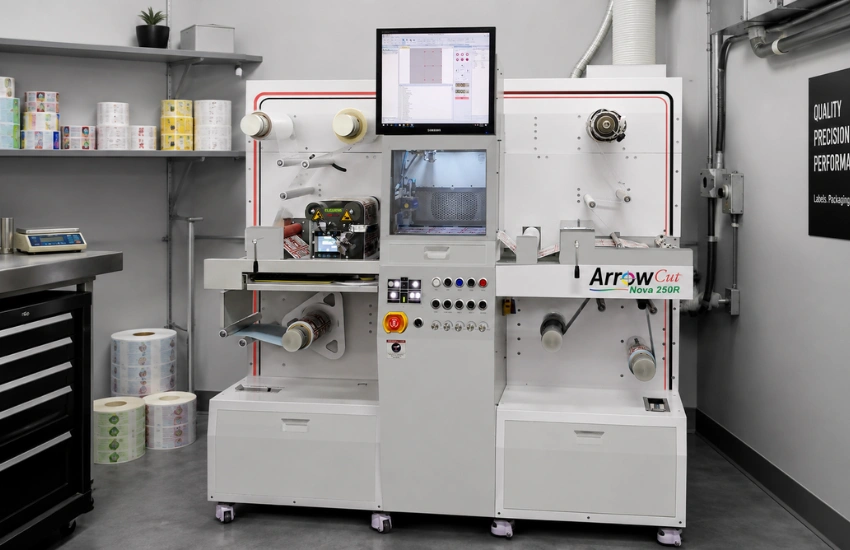 ArrowCut Nova 250R in a compact production environment