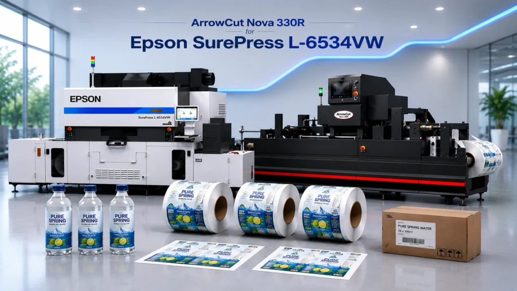 Epson SurePress L-6534VW and ColorWorks Label Printing