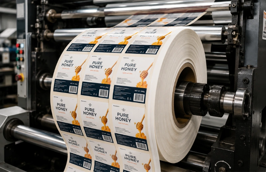 ArrowJet label press printing