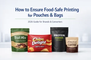 How to Ensure Food-Safe Printing for Pouches & Bags