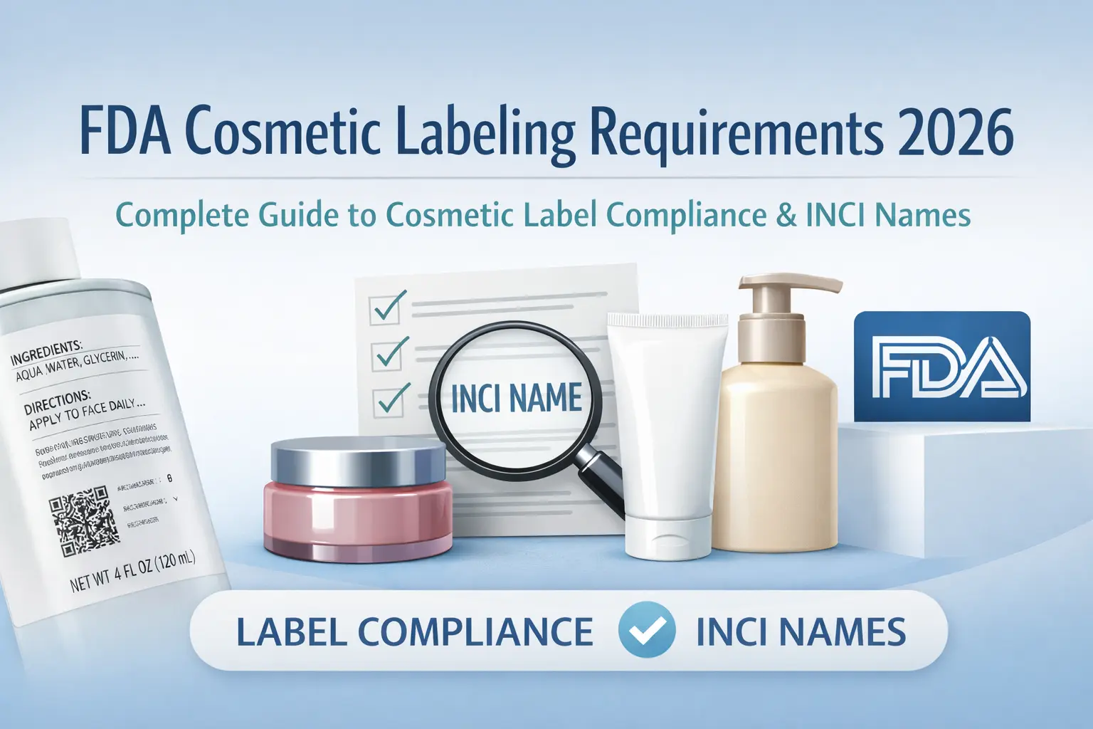 FDA Cosmetic Labeling Requirements 2026