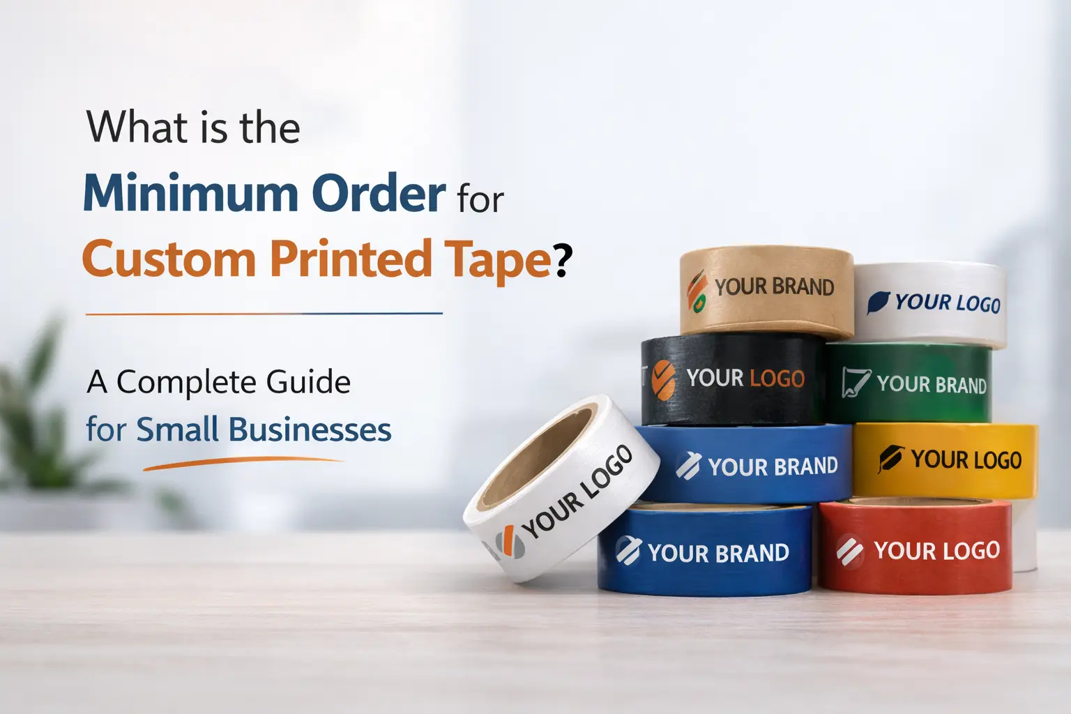 Minimum Order for Custom Printed Tape
