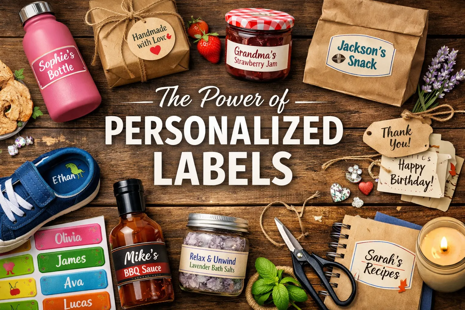 Personal Label Example Personalized Labels: Boost Your Small Business Success