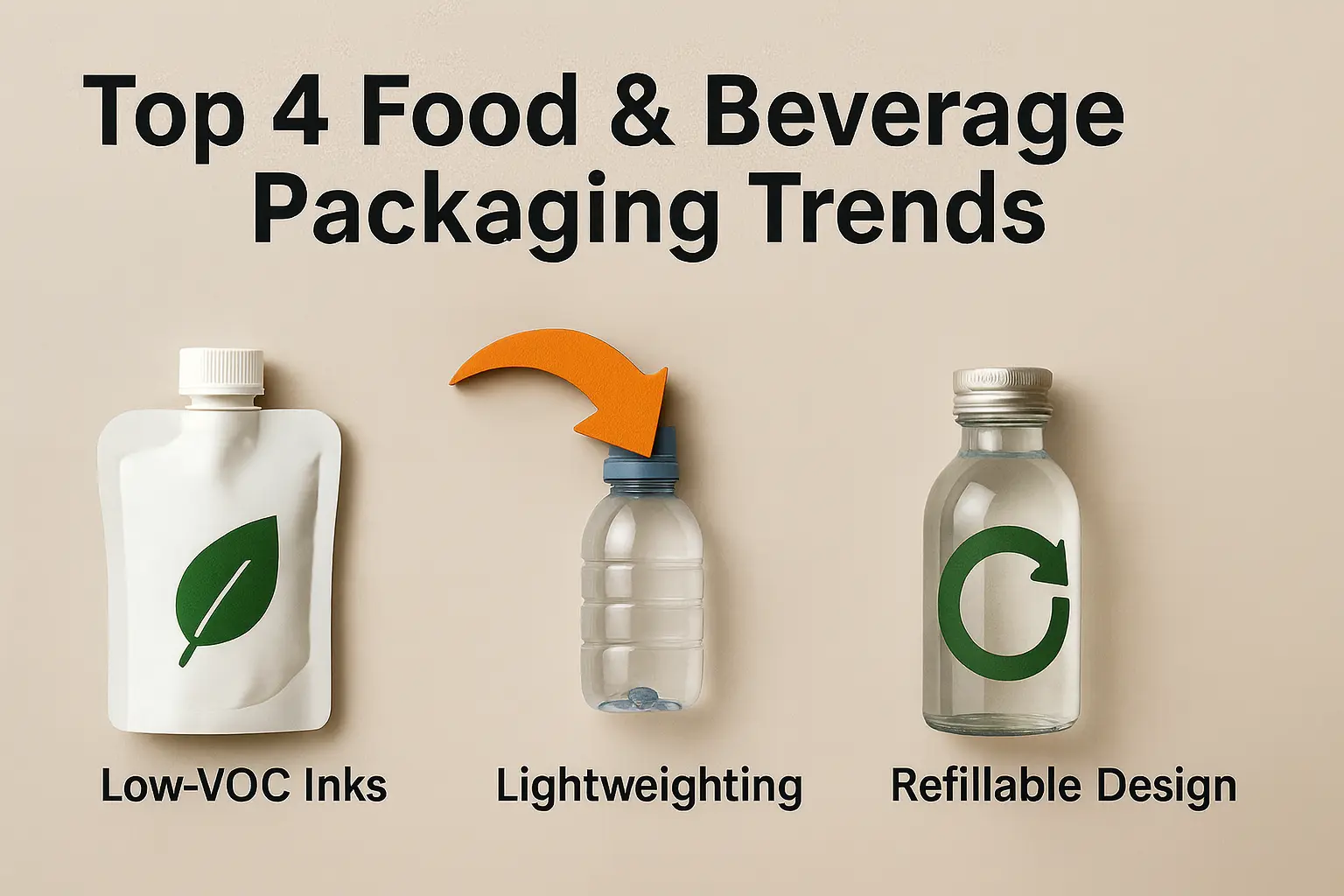 Top 4 Food & Beverage Packaging Trends 2025