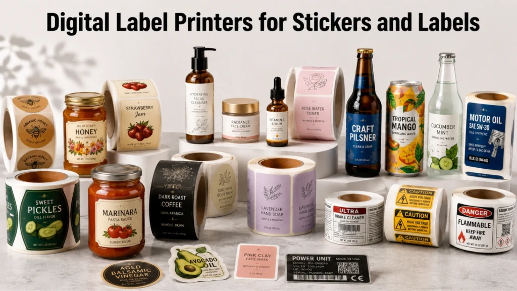 Digital Label Printers for Stickers and Labels