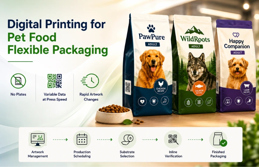 Digital Printing for Pet Food Flexible Packaging