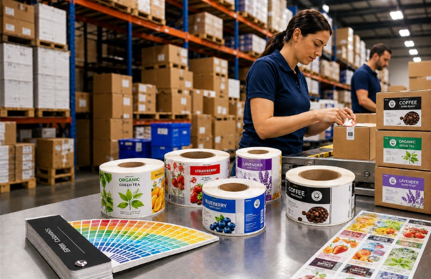 Epson ColorWorks CW-C6500 in a warehouse, office, or production facility environment