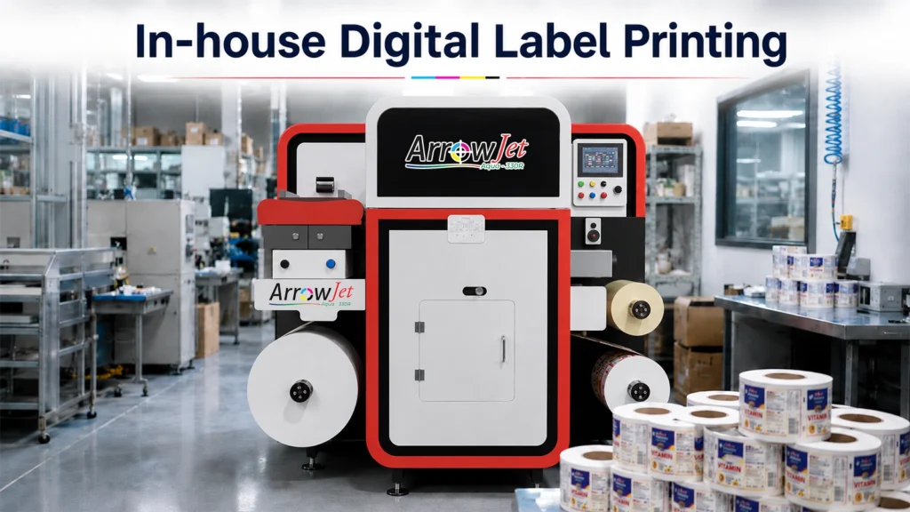 In-house digital label printing
