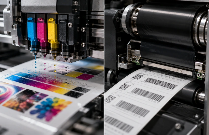 Inkjet and Thermal Transfer Printing Work