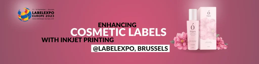 Cosmetic label printing