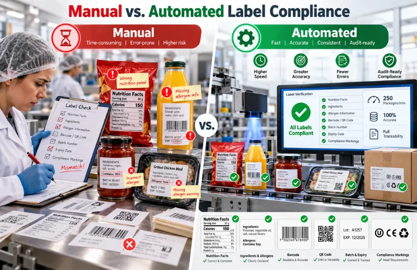 Manual vs. Automated Label Compliance