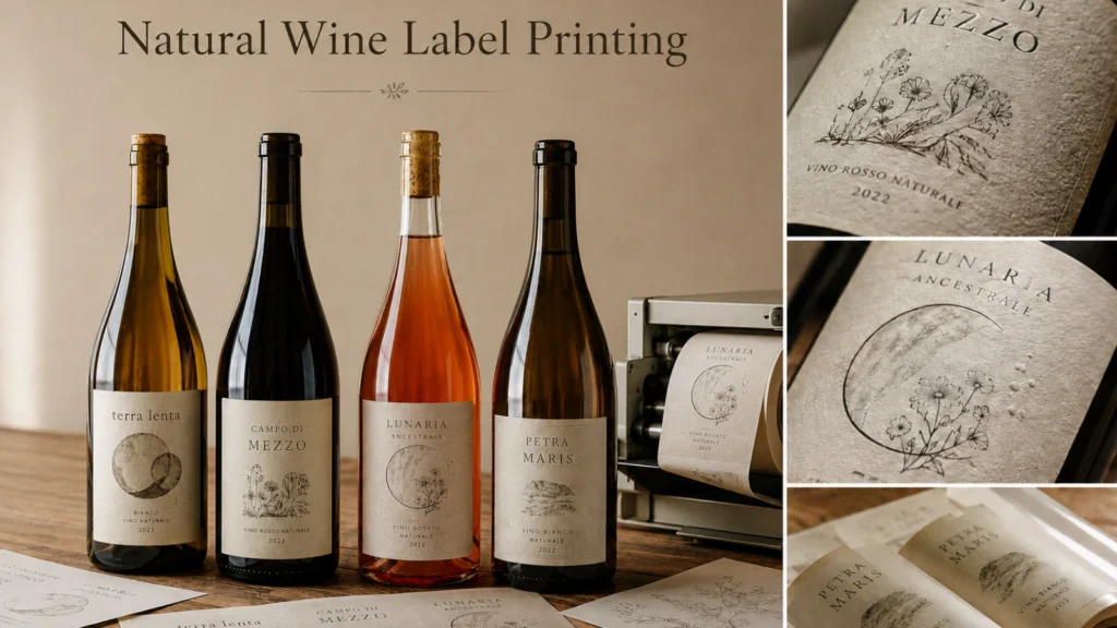 Natural Wine Label Printing