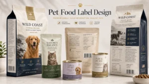 Pet Food Label Design