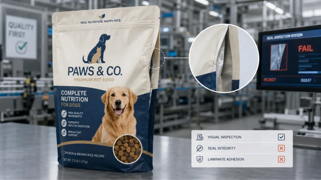 Pet Food Pouch Delamination
