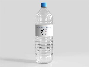 Clear plastic water Bottle