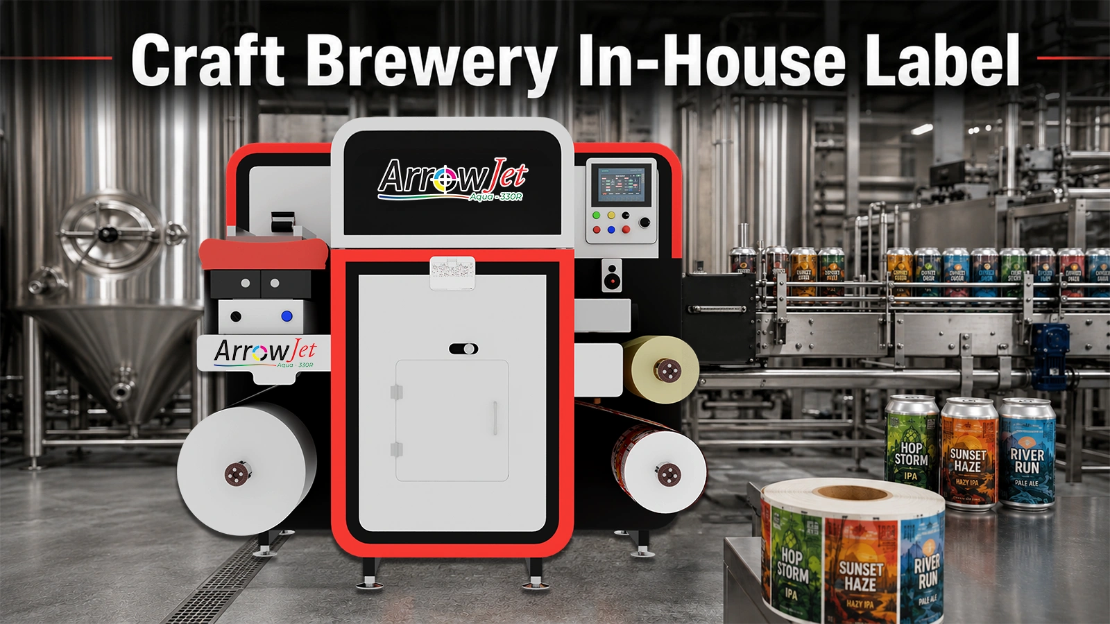 arrowjet-aqua-330r-craft-brewery-label-printing