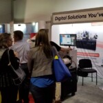 Our booth showcased the best label printing technologies on the market Graphics Canada Booth Showcasing Digital Printing and Cutting Solutions