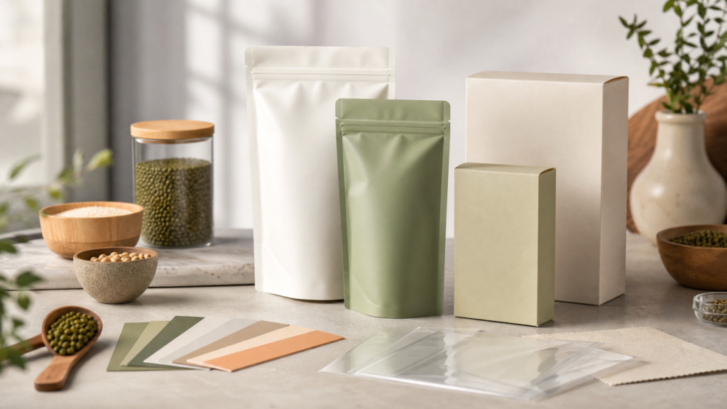 Digitally printed food labels and flexible pouches prepared for regulatory review