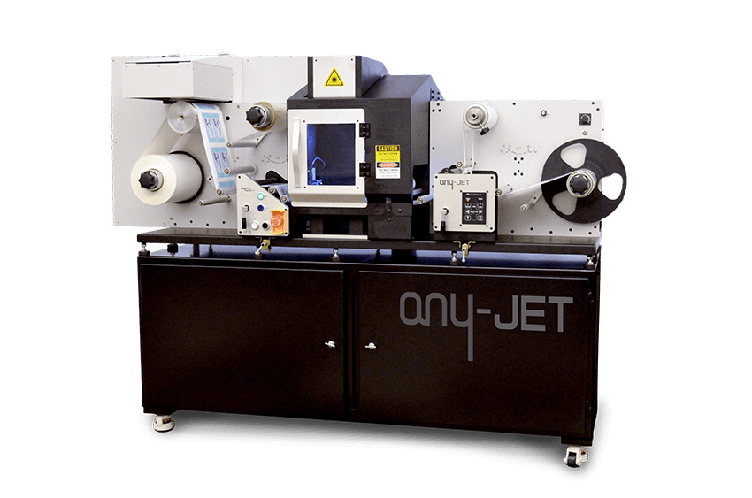 Anytron Anyjet Digital Label Printer and Laser Finisher