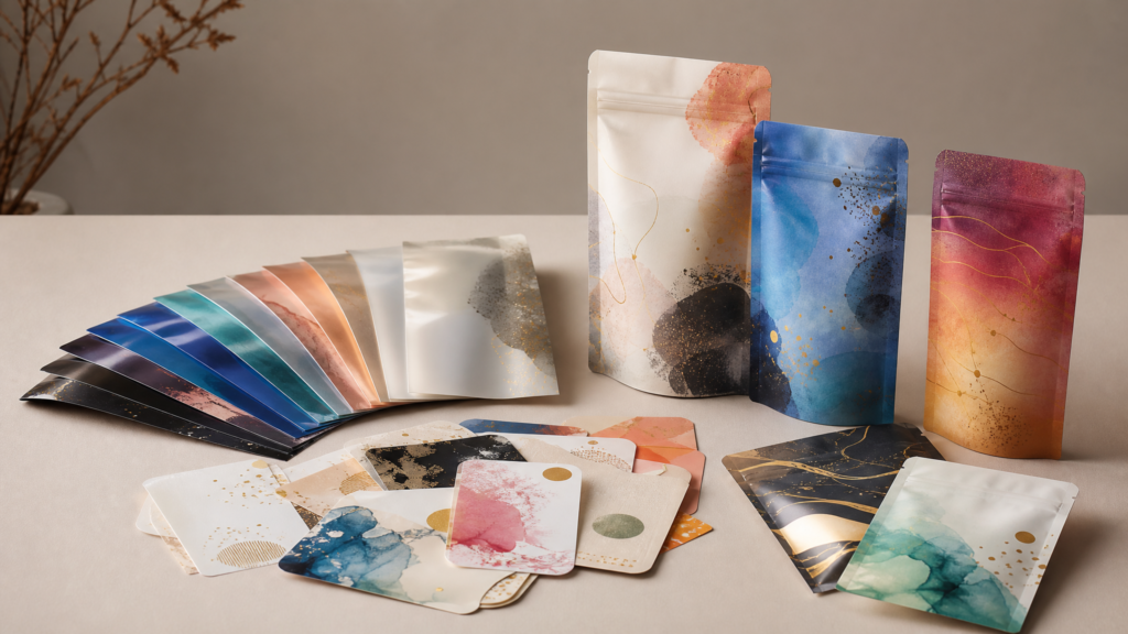 Gravure cylinder flexographic plate and digital print samples compared