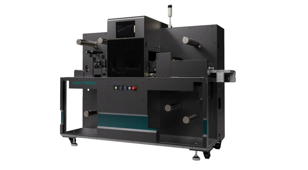 ANY-CUT II Anytron laser finisher compact all-in-one label finishing machine