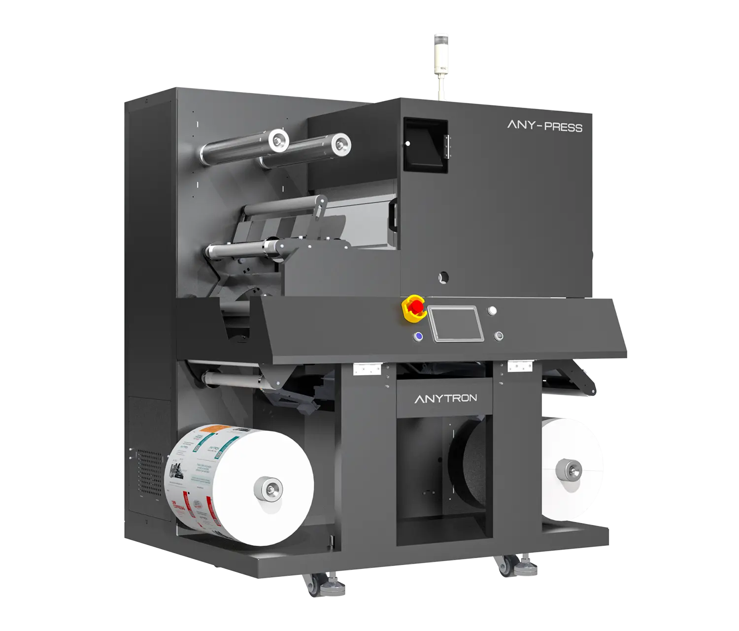 ANY-PRESS — CMYK+W Toner Label & Flexible Packaging Press