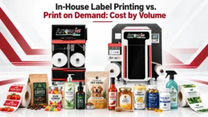 In-House Label Printing vs. Print on Demand