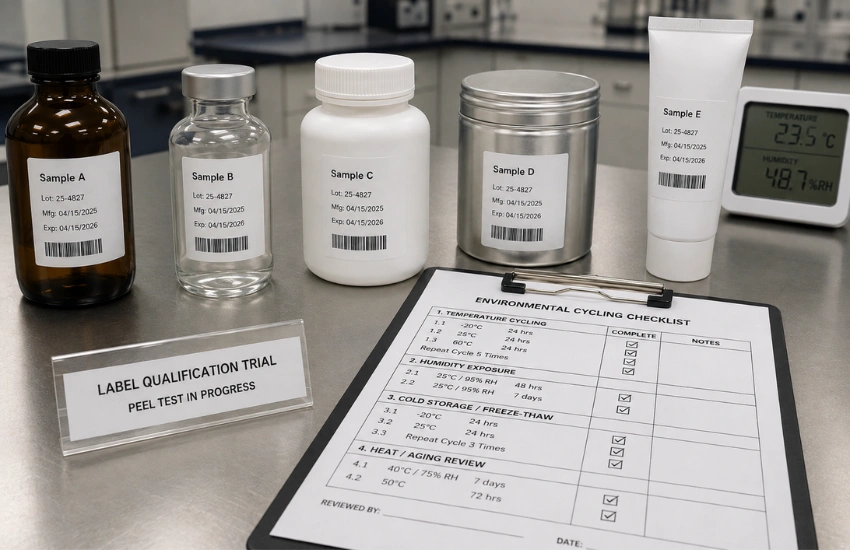 label-adhesive-qualification-workflow