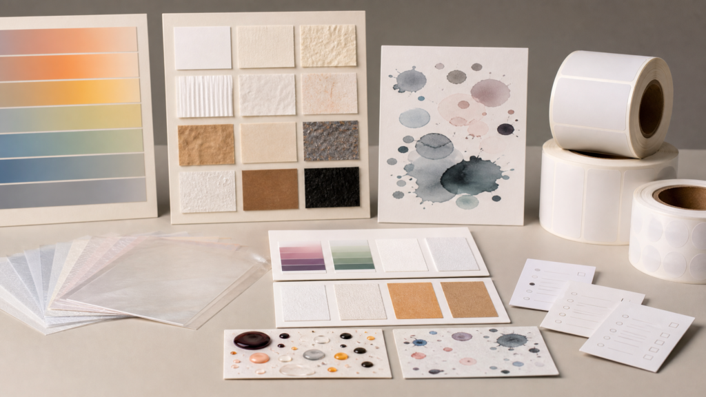Industrial production example for digital label printing technology