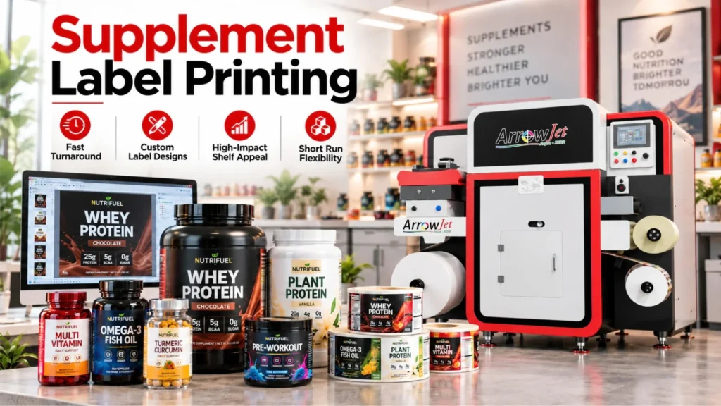 Overview of FDA-required elements on dietary supplement labels including Supplement Facts panel, allergen declarations, and structure/function claim disclaimer