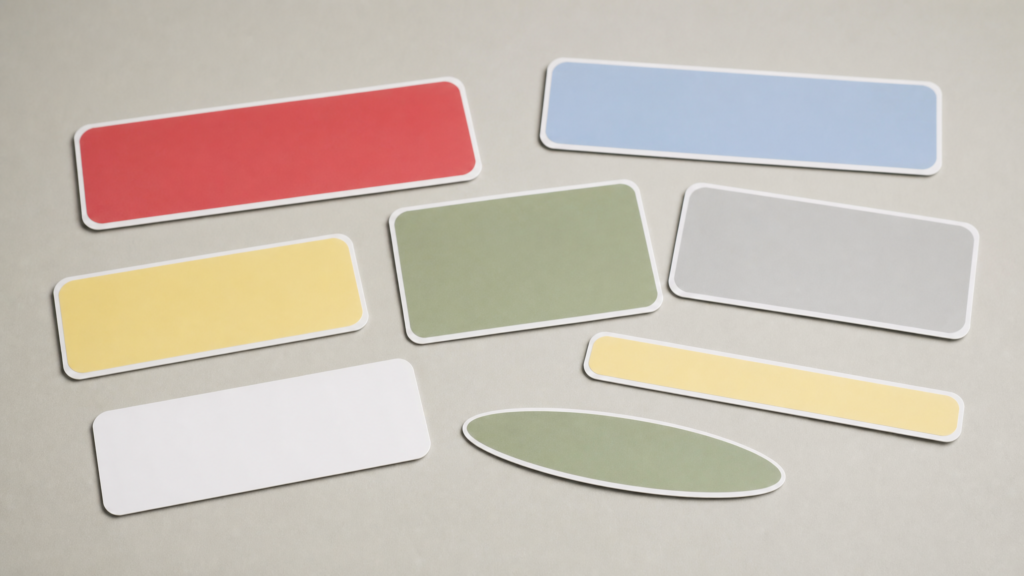 Vintage-inspired automobile bumper with layered travel and campaign stickers