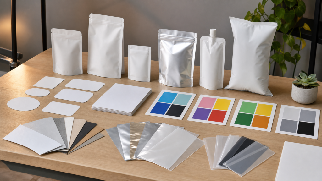 Operator reviewing the beginner’s guidebook to digital printing samples for material, color, and finishing quality