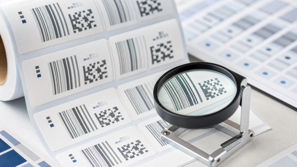 Industrial production example for variable data printing
